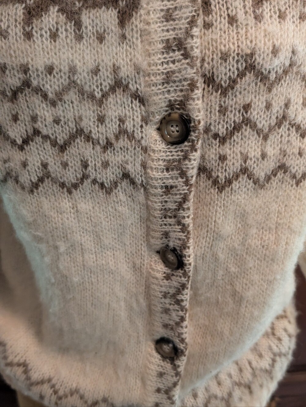 Alafoss Iceland 100% Wool Sweater Cardigan Small Icelandic - Picture 3 of 6
